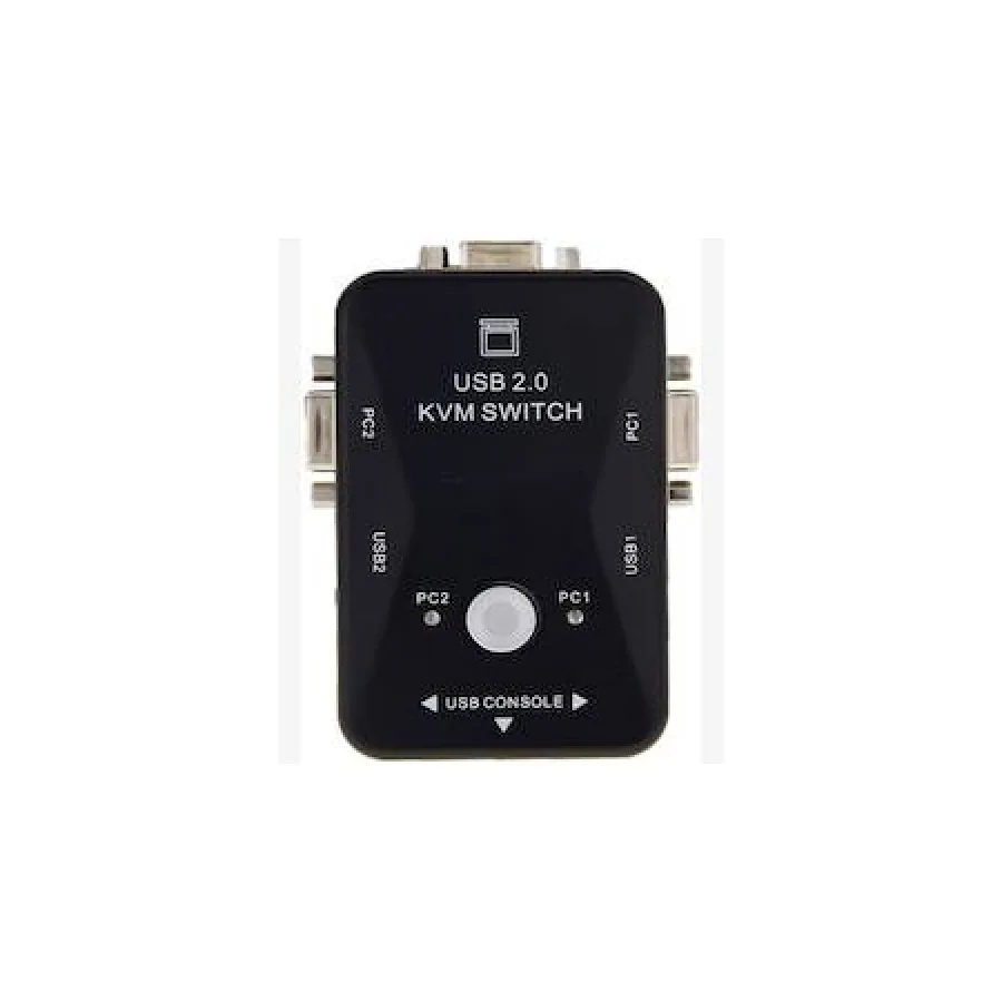 UniQue KVM 2 Port VGA USB 2.0 Manual Switch