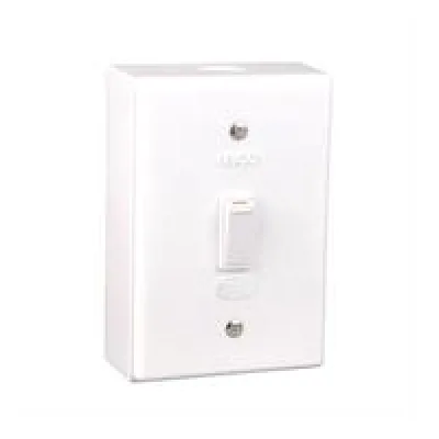 Lesco LSS Range 1 Lever 1 Way Switch Shrink Wrapped Surface