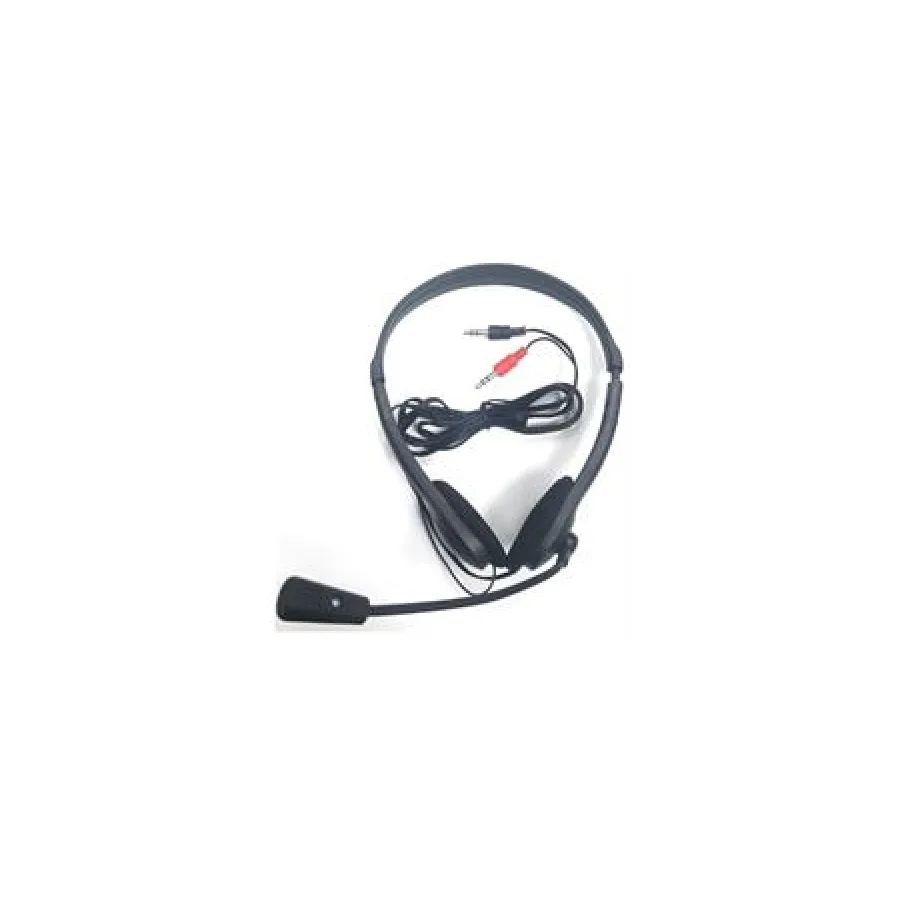 UniQue Stereo Headphones with Flexible Microphone Black