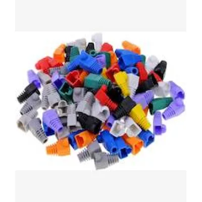 Netix RJ45 Multi Color 100 Pieces Rubber Boots