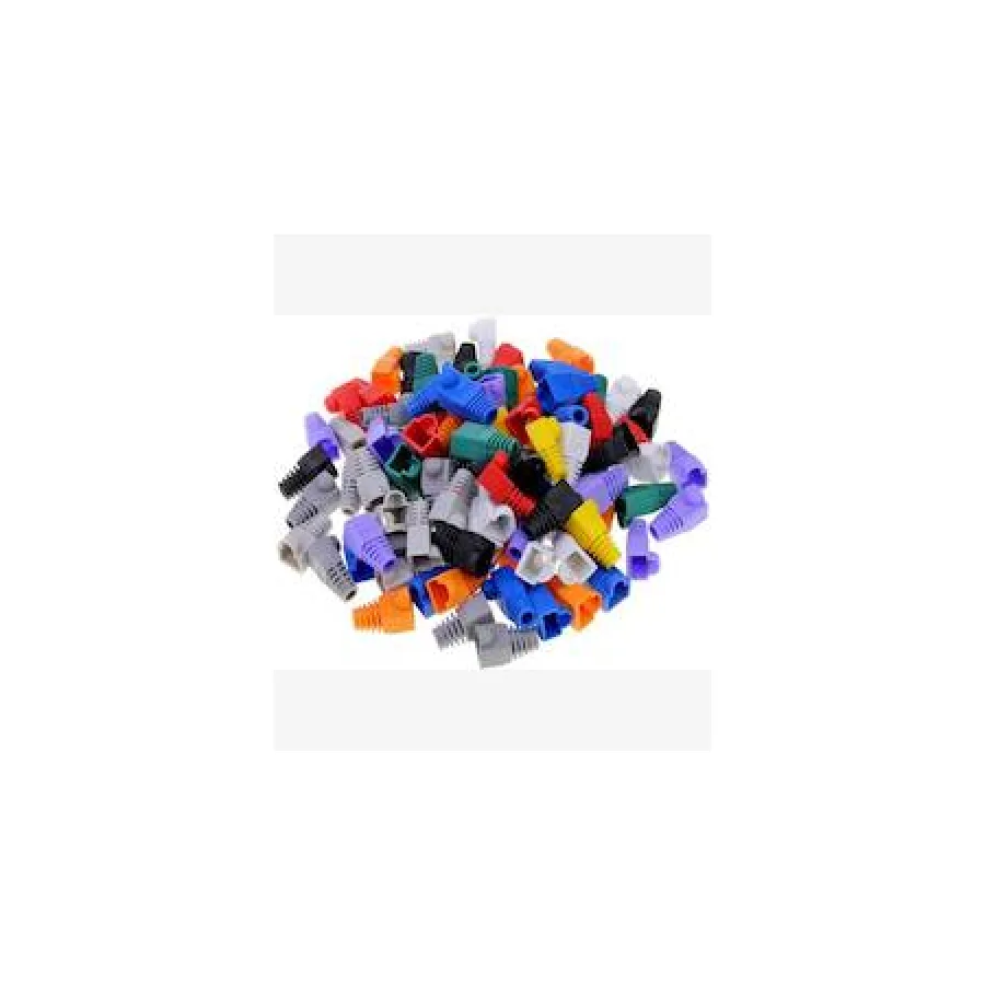 Netix RJ45 Multi Color 100 Pieces Rubber Boots