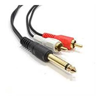 S/Vhs To 1 Rca Plug 1m, Retail Box, No Warranty