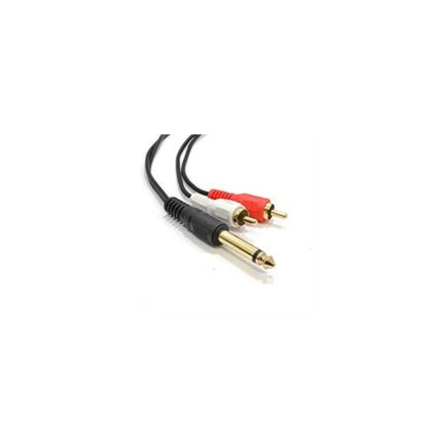 S/Vhs To 1 Rca Plug 1m, Retail Box, No Warranty