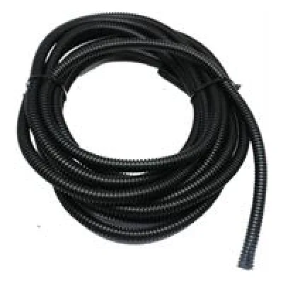 Solarix Flexible Conduit 10mm Diameter PVC Black 5 Metre