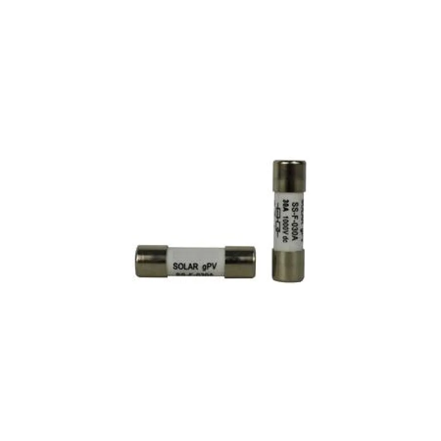 Solarix 30A 38mm x 10mm Solar Photovoltaic Fuse