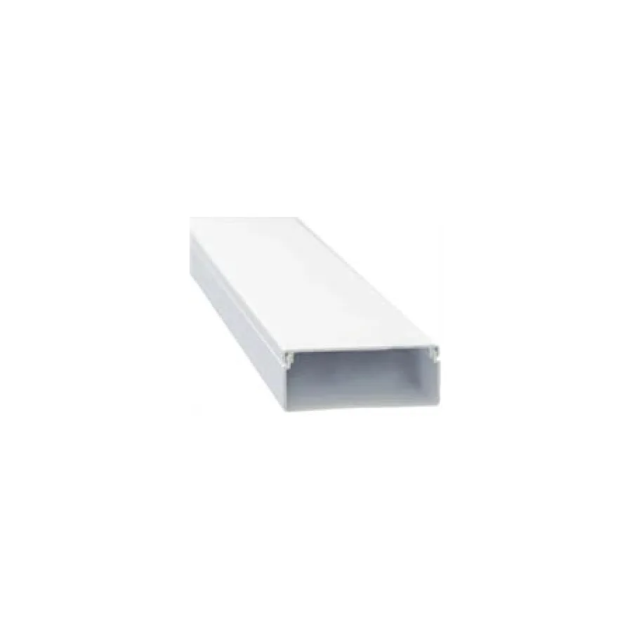 Solarix PVC Trunking 3 Metre 100mm X 40mm White