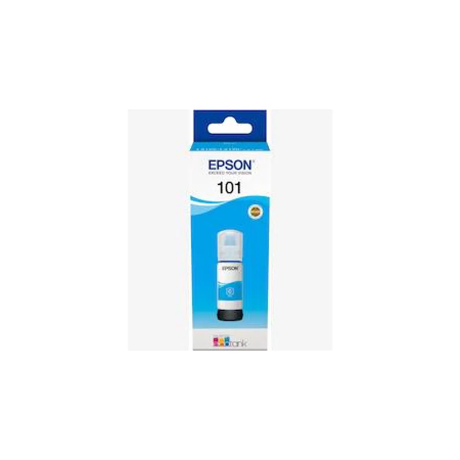 The Epson EcoTank Cyan Ink Bottle (70ml)