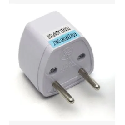 UniQue Travel Adapter Two Pin Male Schuko Plug