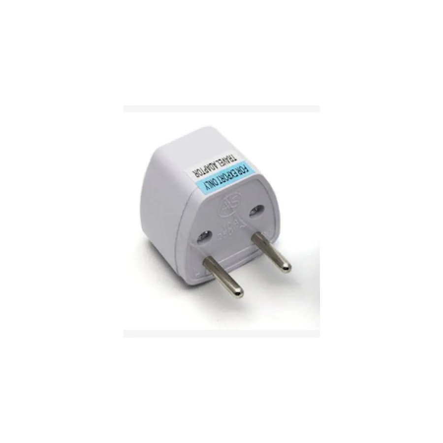 UniQue Travel Adapter Two Pin Male Schuko Plug