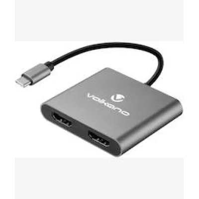 Volkano Expand Series USB C To Dual 4K HDMI Adaptor
